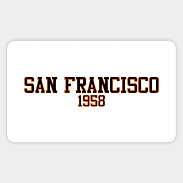 San Francisco 1958 Sticker by GloopTrekker